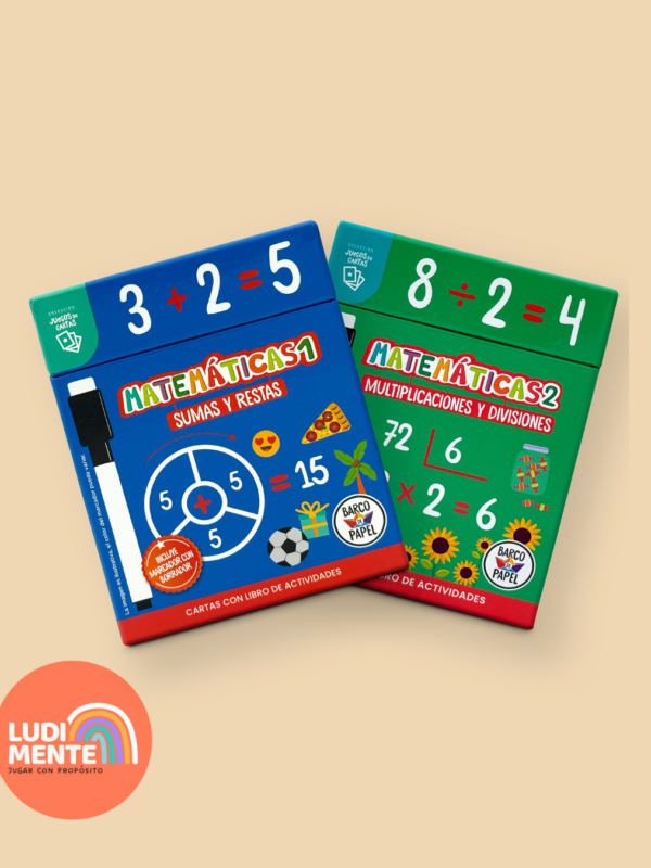 Cartas Didácticas. COMBO Matematicas 1 y 2
