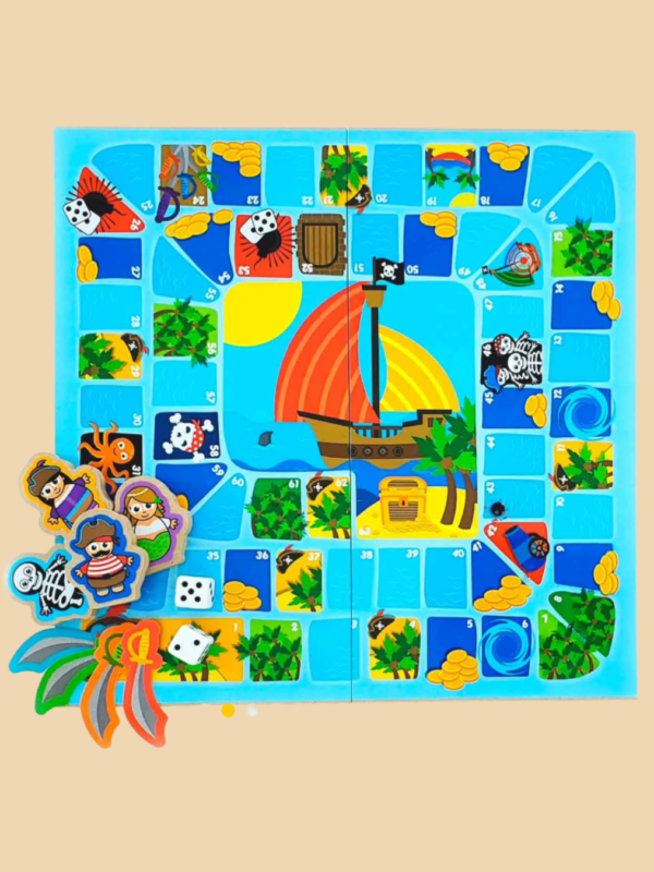 Juego de Recorrido Barco Pirata